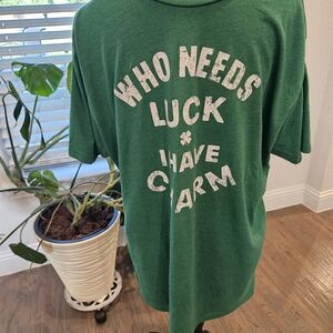 Men's Green Graphic T-Shirt